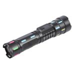 626 Weiße Laserwick-Teleskop-Zoom-LED-Taschenlampe mit fluoreszierenden Streifen, 626 – Bild 2