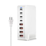 YMS-858 GaN 240 W USB x 4, USB-C / Typ-C x 4 Schnellladegerät, US Plug, UK Plug, AU Plug, EU Plug – Bild 9