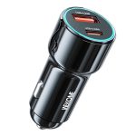 WEKOME WP-C49 Pop Digital Series USB, USB-C / Typ-C 63W Schnellladegerät fürs Auto, WP-C49
