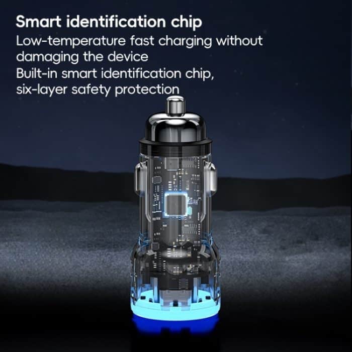 WEKOME WP-C49 Pop Digital Series USB, USB-C / Typ-C 63W Schnellladegerät fürs Auto, WP-C49 – Bild 5