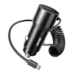WEKOME WP-C51 Pop Digital Series 66W USB, USB-C / Typ-C Autoladegerät mit Ladekabel, WP-C51