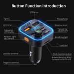 WEKOME WP-C52 Pop Digital Series MP3-Autoladegerät mit kabelloser Schnellladefunktion, WP-C52 – Bild 11