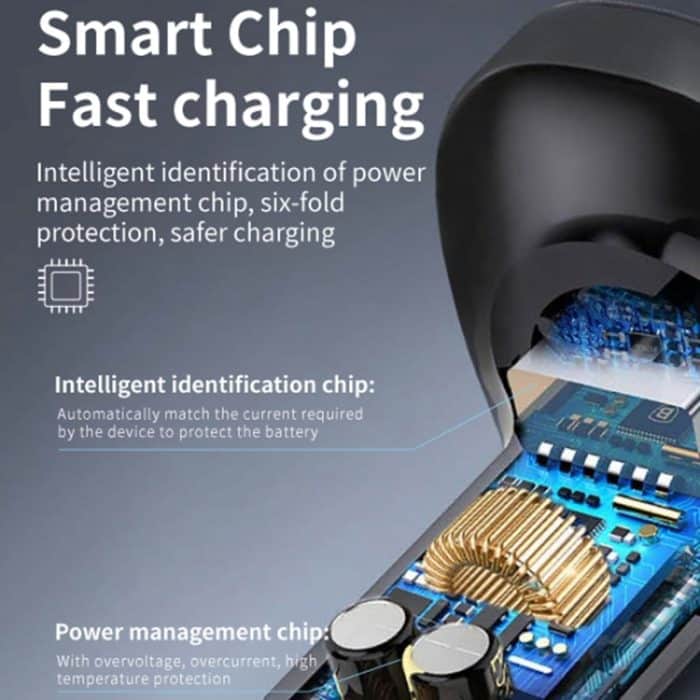 WEKOME WP-C52 Pop Digital Series MP3-Autoladegerät mit kabelloser Schnellladefunktion, WP-C52 – Bild 6