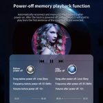 WEKOME WP-C52 Pop Digital Series MP3-Autoladegerät mit kabelloser Schnellladefunktion, WP-C52 – Bild 9