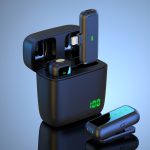 SX5 Lavalier-Funkmikrofon mit Digitalanzeige und Ladebox, Type-C, 8 Pin – Bild 2