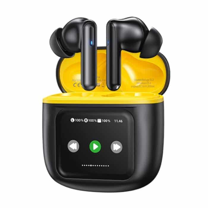 WEKOME Beluga S12 Audyhle ENC Rauschunterdrückung Kabellose Ohrhörer mit intelligentem Farbbildschirm – Bild 1