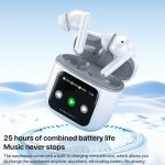 WEKOME Beluga S12 Audyhle ENC Rauschunterdrückung Kabellose Ohrhörer mit intelligentem Farbbildschirm – Bild 3