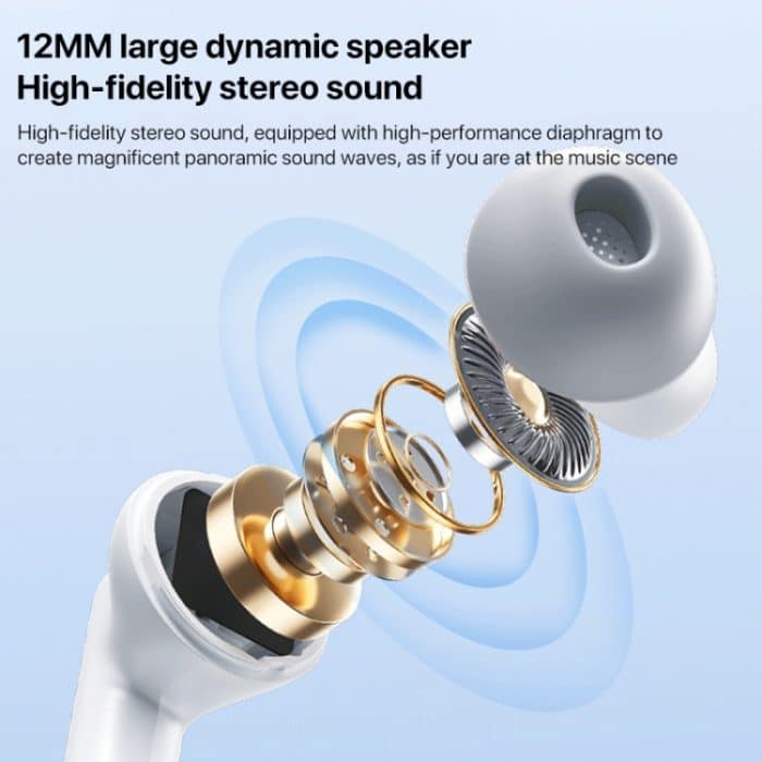 WEKOME Beluga S12 Audyhle ENC Rauschunterdrückung Kabellose Ohrhörer mit intelligentem Farbbildschirm – Bild 5