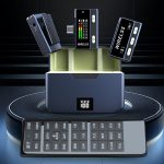 SX66 2-in-1-Lavalier-Funkmikrofon mit digitaler Ladebox/Fernbedienung – Bild 2