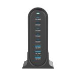 YMX-968 268W 5Typ-C, 3USB 8-Ports Desktop-Schnellladegerät, US Plug, UK Plug, EU Plug, AU Plug – Bild 3