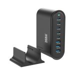 YMX-968 268W 5Typ-C, 3USB 8-Ports Desktop-Schnellladegerät, US Plug, UK Plug, EU Plug, AU Plug – Bild 5