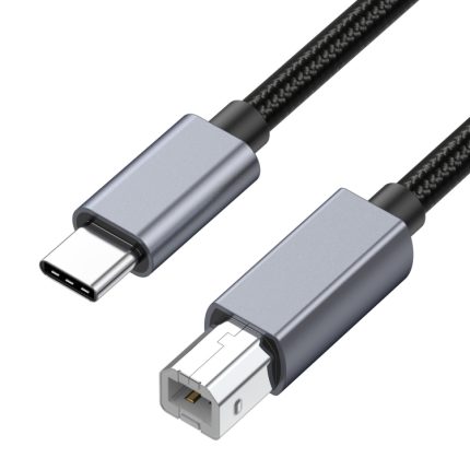USB-C / Typ-C auf USB-B BM Drucker MIDI-Tastatur-Adapterkabel, 0.5m, 1.8m, 3m