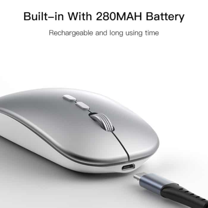 Yesido KB15 Slim 2,4G wiederaufladbare kabellose optische Maus, KB15 – Bild 5