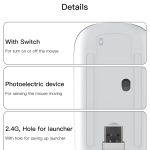 Yesido KB15 Slim 2,4G wiederaufladbare kabellose optische Maus, KB15 – Bild 9