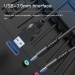 Yesido EK02 Kopfmontierter kabelgebundener Gaming-Kopfhörer mit RGB-Festfarblicht, EK02 – Bild 8