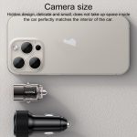 Yesido Y68 PD30W Typ-C + QC18W USB Zinklegierung Mini Autoladegerät, Y68 – Bild 5