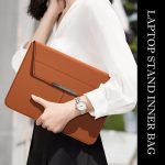 Multifunktionale Laptop-PU-Magnetständer-Split-Liner-Tasche mit Mauspad-Funktion, 15 inch, 13-14 inch – Bild 10