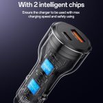 Yesido Y65 PD100W Typ-C + QC18W USB Superschnelles Autoladegerät, Y65 – Bild 7