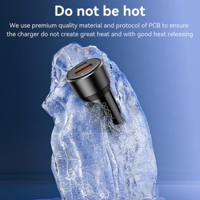 Yesido Y64 PD30W Typ-C + QC20W USB Superschnelles Autoladegerät, Y64 – Bild 5