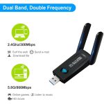 RE-1202 1200Mbps Dual Band Wireless Netzwerk Karte WiFi USB 3,0 Adapter Sender Empfänger – Bild 5