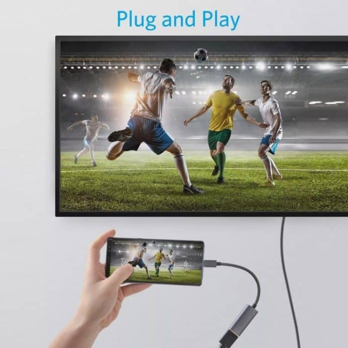 Konvertierungskabel für 4K-HD-Projektionen vom Typ C auf HDMI, Type-C to HDMI 4K – Bild 5