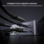 HW33 100W Typ-C + USB 10-Port Desktop-Schnellladegerät, US Plug, UK Plug, EU Plug, AU Plug – Bild 6