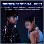 ONIKUMA T27 Cooler kabelloser Bluetooth-Kopfhörer mit Dual-Modus, T27 – Bild 5