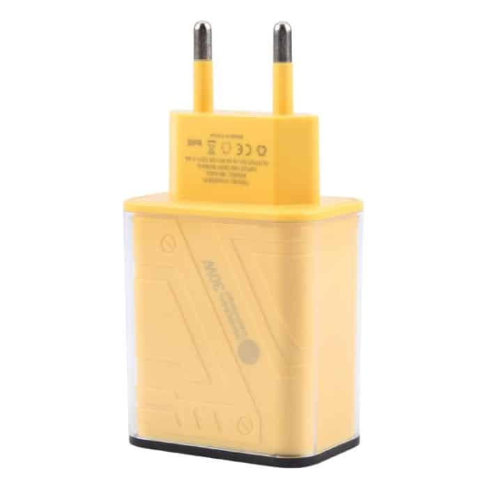 95-A3CL 30 W Typ-C, 8-polig, USB-A Mecha Style Multi-Port-Schnellladegerät, EU Plug – Bild 3