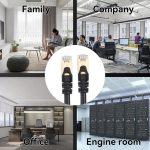 Gigabit-Netzwerkkabel Cat 8, doppelt geschirmt – Bild 7