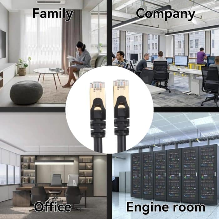 Gigabit-Netzwerkkabel Cat 8, doppelt geschirmt – Bild 7