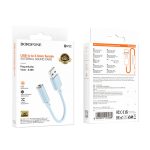 Borofone BV22 USB auf 3,5 mm externe Soundkarte, BV22 Blue, BV22 White – Bild 3