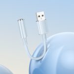 Borofone BV22 USB auf 3,5 mm externe Soundkarte, BV22 Blue, BV22 White – Bild 4