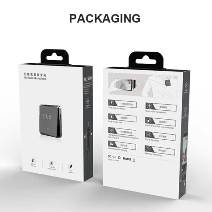 AP009 Drahtloses Lavaliermikrofon mit 3-in-1-Empfänger, One to One – Bild 14