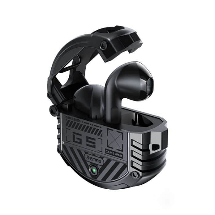 EDA007369401A.jpg REMAX Gamebuds G5 Thunder Zinklegierung Rauschunterdrückung Kabellose Bluetooth-Musik-Ohrhörer, Gamebuds G5 Black, Gamebuds G5 Silver – Bild 1