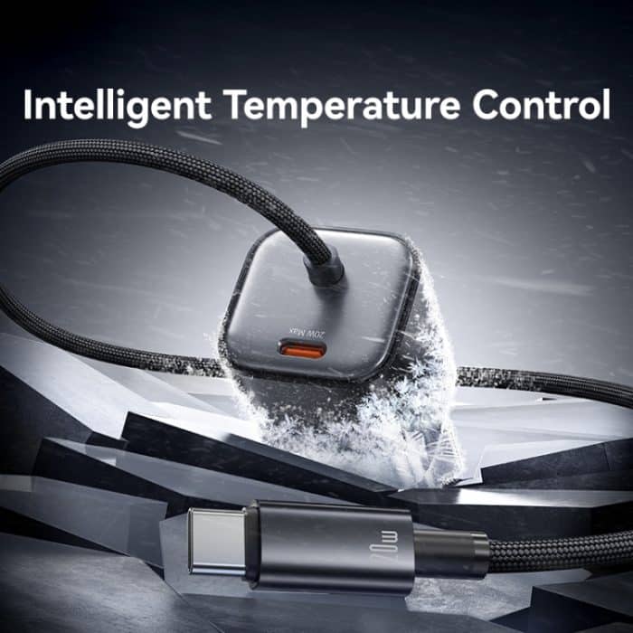 USAMS CC261 20W GaN Mini Typ-C / USB-C Dual Port Schnellladegerät mit Kabel, CC261 – Bild 7