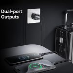 USAMS CC264 30W GaN Mini Typ-C / USB-C Dual Port Schnellladegerät mit Kabel, CC264 – Bild 5