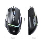 AULA S12 Pro 12800DPI kabelgebundene RGB-Gaming-Maus – Bild 2
