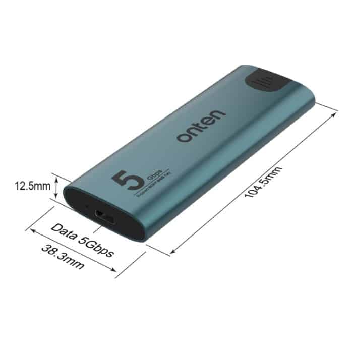 Onten UCA321 5 Gbit/s M.2 M-Key NGFF SSD-Gehäuse – Bild 3