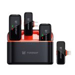 FUNSNAP S6 Lavalier-Funkmikrofon, 2 RX + 2 TX with Charging Case, Type-C RX + 2 TX with Charging Case, 8 Pin RX + 2 TX with Charging Case, Type-C RX + 1 TX, 8 Pin RX + 1 TX