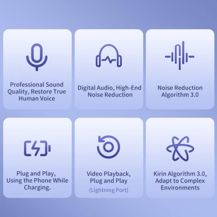 FUNSNAP M2 1 TX + 2 RX Digitale Rauschunterdrückung Drahtloses Mikrofon Mic Tok, M2 Type-C, M2 8 Pin – Bild 3