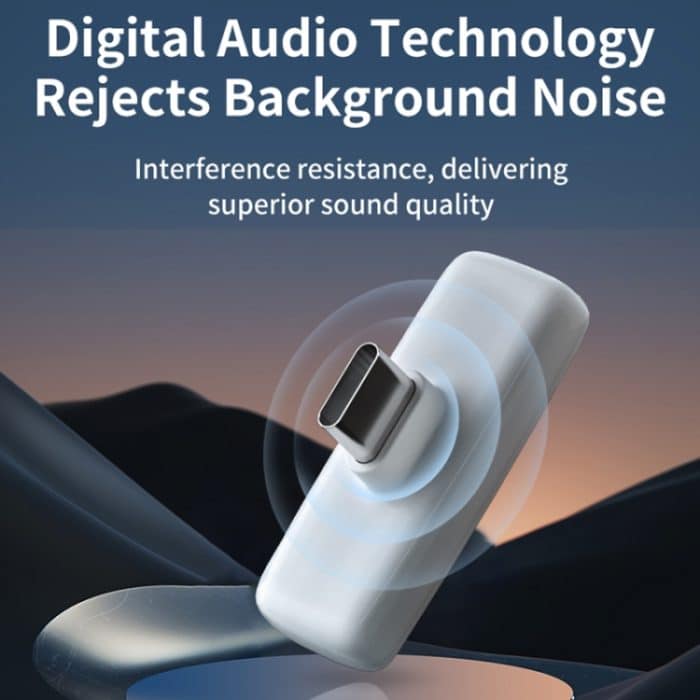 FUNSNAP M2 1 TX + 2 RX Digitale Rauschunterdrückung Drahtloses Mikrofon Mic Tok, M2 Type-C, M2 8 Pin – Bild 5