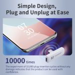 FUNSNAP M3 Digitales Audio-Funkmikrofon Mic Tok mit Überwachungskopfhörern, M3 Type-C, M3 8 Pin – Bild 4