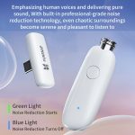 FUNSNAP M3 Digitales Audio-Funkmikrofon Mic Tok mit Überwachungskopfhörern, M3 Type-C, M3 8 Pin – Bild 7