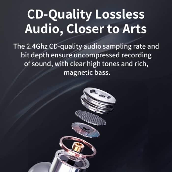 FUNSNAP M3 Digitales Audio-Funkmikrofon Mic Tok mit Überwachungskopfhörern, M3 Type-C, M3 8 Pin – Bild 8