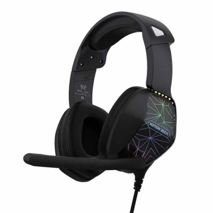 KOTION EACH G6000 On-Ear-Gaming-Headset mit Mikrofon, Länge: ca. 2,1 m, G6000 – Bild 1