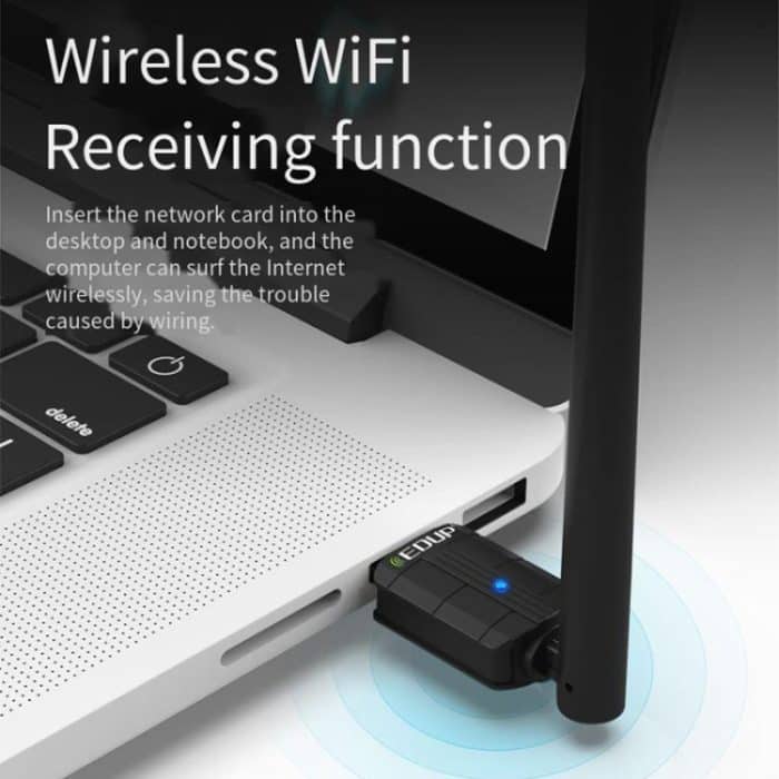 EDUP EP-AX300GS 300Mbps WiFi 6 Nano Wireless Dongle Einzelband USB WiFi Adapter, EP-AX300GS – Bild 6