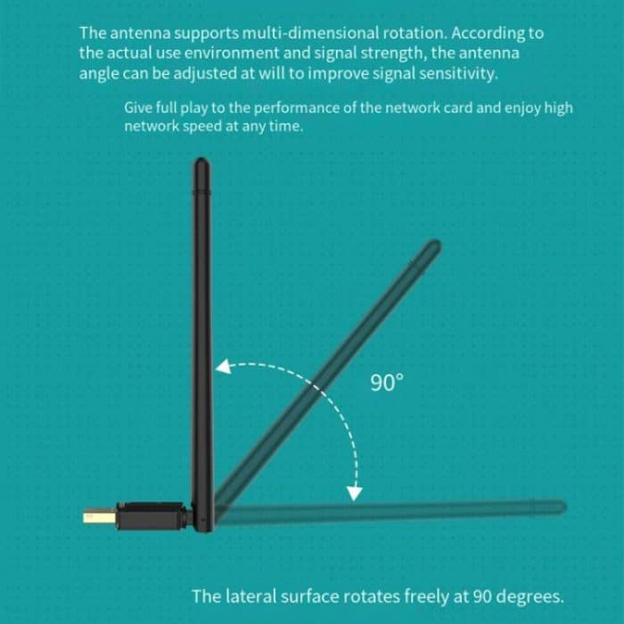 EDUP EP-AX300GS 300Mbps WiFi 6 Nano Wireless Dongle Einzelband USB WiFi Adapter, EP-AX300GS – Bild 7