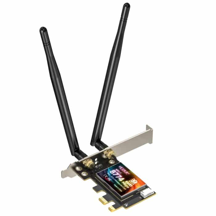 EDUP EP-BE9715 8774Mbps WiFi 7 Bluetooth 5.4 Tri-Band PCI-E WiFi Adapter Drahtlose Netzwerkkarte, EP-BE9715 – Bild 2