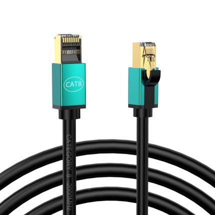 Glasfaserbandbreite für Zuhause, 10 Gigabit CAT8-Netzwerkkabel, 0.5m, 1m, 1.5m, 2m, 3m, 5m