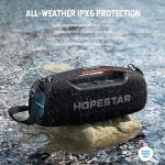 HOPESTAR A60 100W Tragbarer, wasserdichter IPX6-Bluetooth-Lautsprecher für den Außenbereich mit Mikrofon – Bild 10